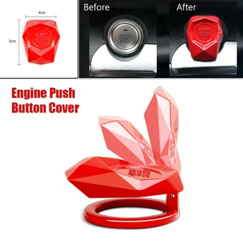 

Of Engine button cover Switch Cover Decorative Newest Hot Sale Protable