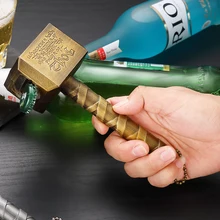 Creative Magnetic Beer Opener Retro Hammer Soda Opener Thor's Hammer Fun Personality Opener
