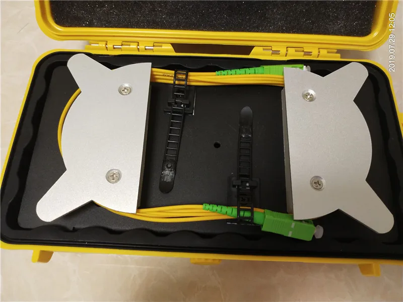 500 м OTDR launch cable box SM 9/125um G652D SC FC APC UPC Оптическое волокно OTDR Dead Zone Eliminator кольцо с плетением otdr launch cable