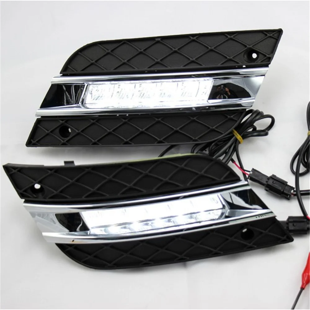 

Car LED Daytime Running Light DRL Car Styling Waterproof For Mercedes Benz ML350 W164 ML300 ML320 2010-2011 Fog lamp