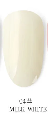 04MILK WHITE Новые продукты,, гель для наращивания ногтей, густой гель для наращивания, натуральный камуфляж, УФ-гели, 30 мл, маникюр, Led - Цвет: 04MILK WHITE