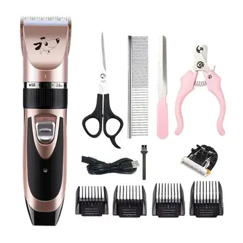

1 Set USB Electrical Pet Grooming Tool Kit Pet Hair Cutter Special Pet Clipper Set Portable Hair Trimmer Set Pet Supplies