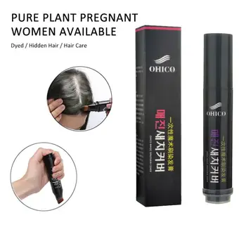 

1 Pc Disposable Plant Hair Dye Stick Instant Gray Root Cover Hair Color Modify Cream Stick Cover White Hair Color Pencil TSLM2