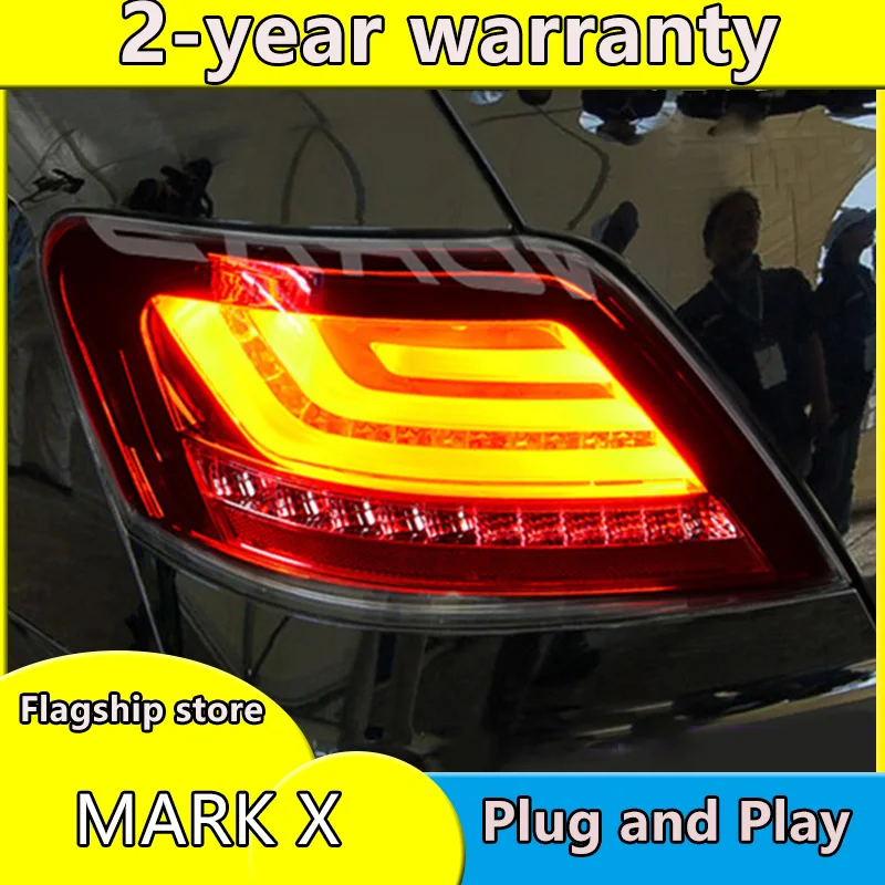 Автомобильный Стайлинг задний фонарь для Toyota Reiz Mark X светодиодный s 2005-2009 ДХО +