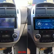 " супер тонкий сенсорный экран Android 8,1 радио gps навигация для Kia Cerato 2007 автомобильный мультимедийный bluetooth aux usb-лента рекордер