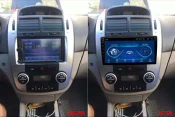 

9" Super Slim Touch Screen Android 10.0 Car radio GPS Navigation for Kia Cerato 2007 Multimedia bluetooth aux usb tape recorder