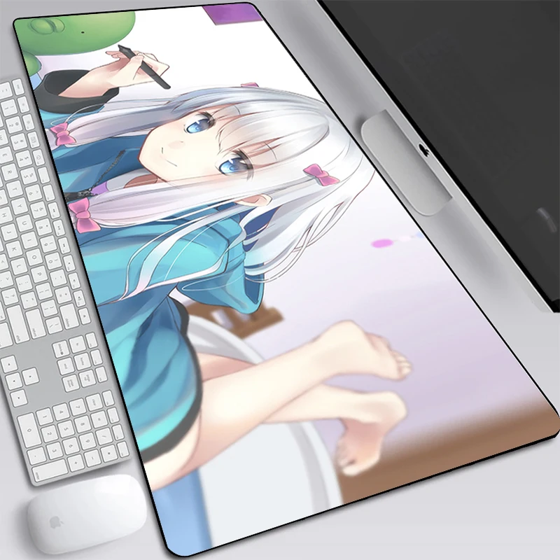 Anime Teacher Eromanga Xxl Mouse Pad Gamers Animation Table Laptop Notebook Mat Keyboard Mat Sexy Girl Padmouse