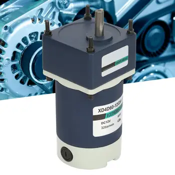 

12V 60W DC Gear Motor High Torsion Adjustable Speed Metal Gear Permanent Magnet DC Geared Motor