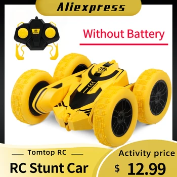 

1/28 RC Stunt Car High Speed Tumbling Crawler Vehicle 360 Degree Flips Double Sided Rotating Tumbling RC Car