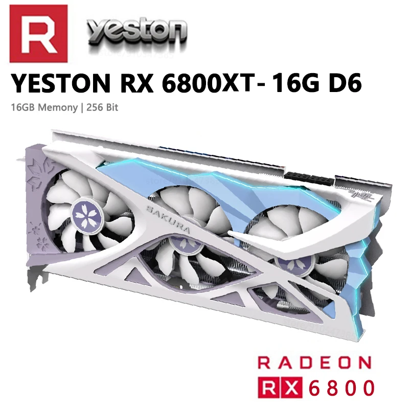 【限定品】Yeston Radeon RX6800xt 16GB　桜瞳