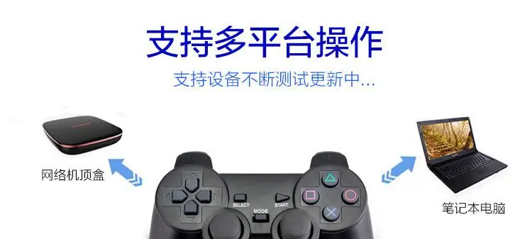 Bluetooth контроллер для Android 2,4G беспроводной геймпад пк для PS2 tv Box джойстик 2,4G джойстик игровой контроллер пульт дистанционного управления