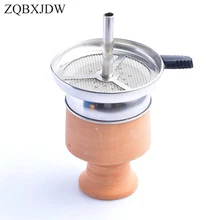 Металлический держатель угля для кальяна трубки углеродного волокна фильтр с ручкой Nagil чаша для маленьких штук Sheesha Cachimba Nargile Waterpijp