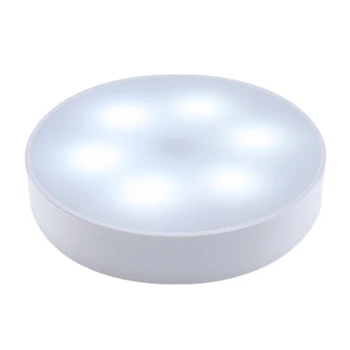 

Round Home Decor USB Rechargeable Adjustable Brightness LED Night Light Battery Operated Touch Control With Magnet Cabinet Wall