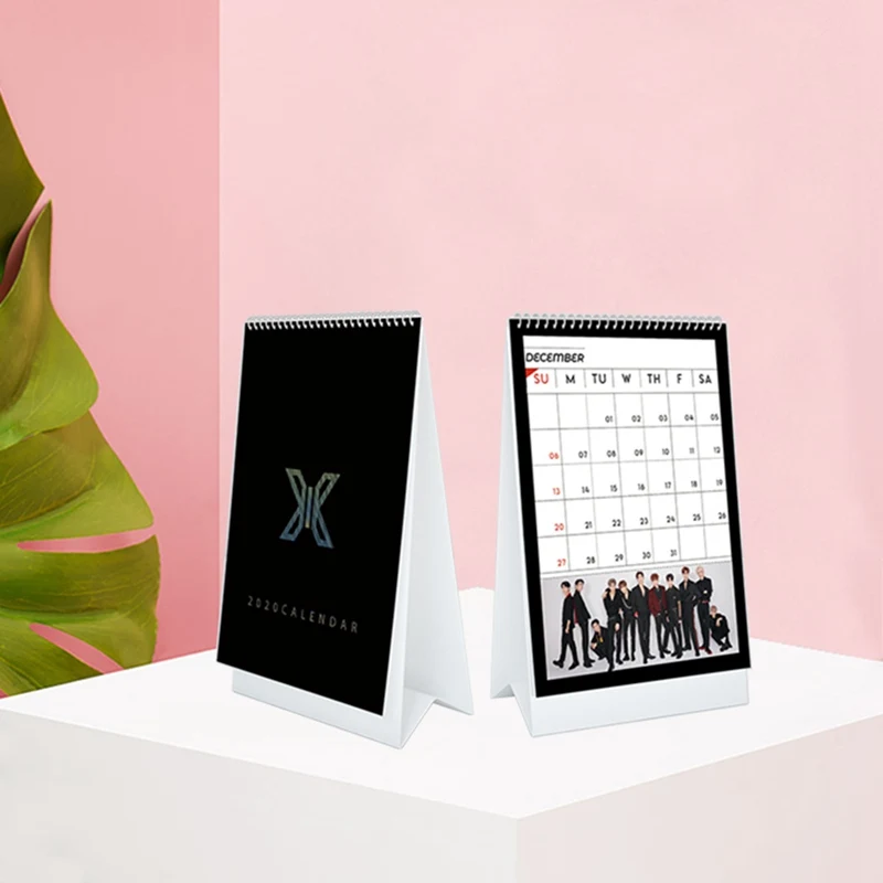 Produce101 X1 Настольный календарь Мода X1 мини-календарь Настольный календарь для фанатов Коллекция подарков