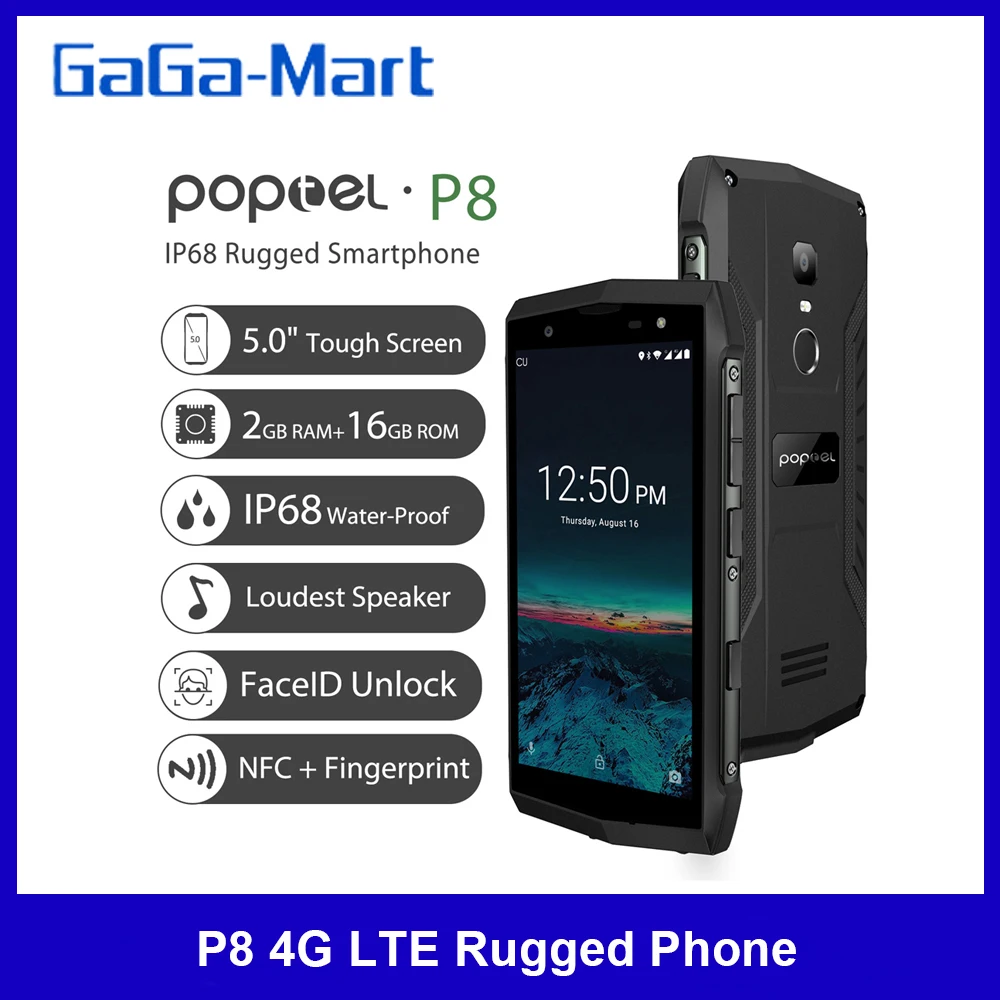 POPTEL P8 смартфон с 5 дюймовым дисплеем процессором MTK6739 ОЗУ 16 ГБ ПЗУ Гб 0 мАч Android