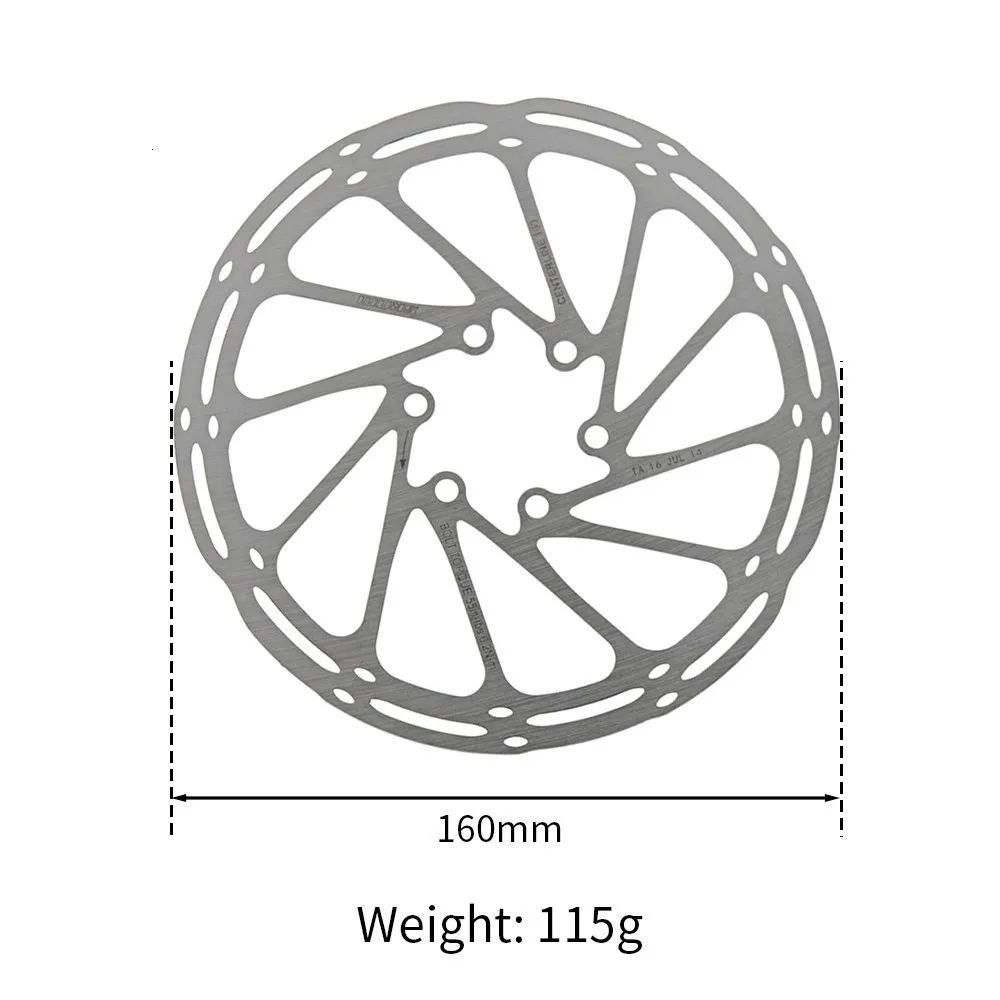 180 мм/160 мм велосипедный дисковый тормозной ротор 6 Болт стиль костюм для Shimano Sram Avid Hayes велосипедный Гидравлический дисковый тормоз MTB велосипед дорога