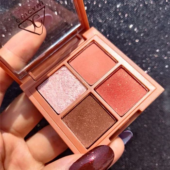 

Matte Eye Shadow Palette Korea 4 Color Glitter Nude Powder Pigments Eyes Makeup Balm Make Up Shimmer Cosmetics Eyeshadow Palette