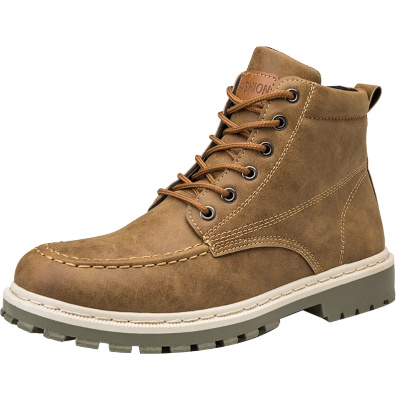 Мужская обувь; Новое поступление; Повседневные высокие ботинки Martin; botas hombre; удобные дышащие износостойкие уличные спортивные туфли; KLYWOO