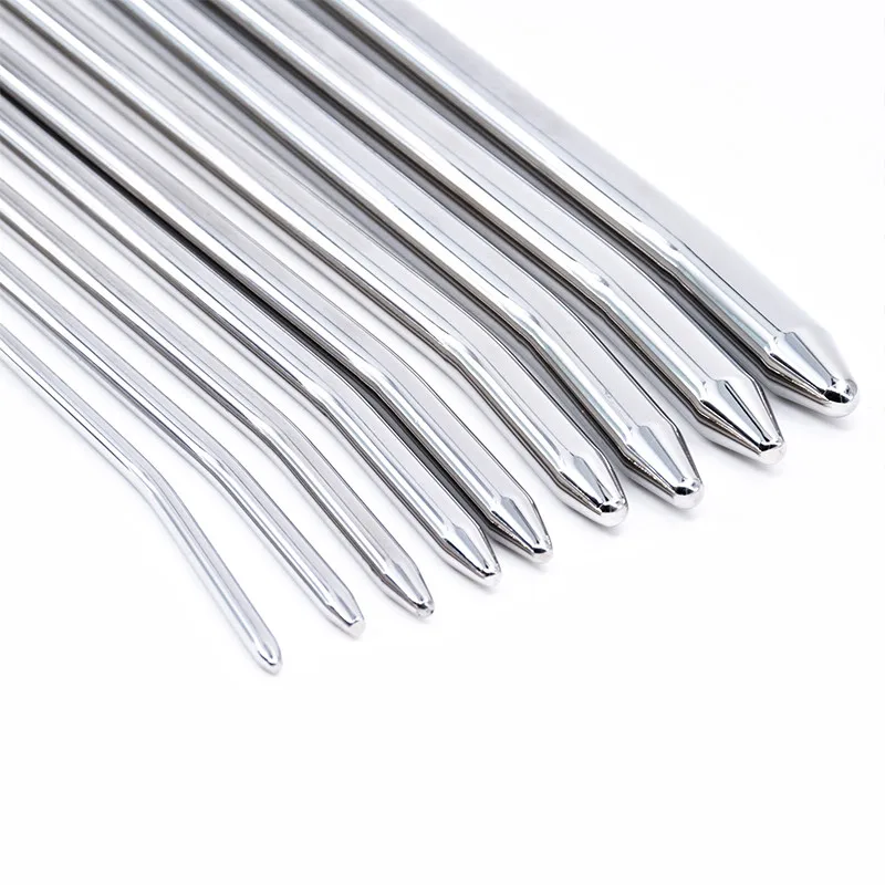 Urethral Dilator SM Metal Penis Plugs Stainless Beginner Training kit