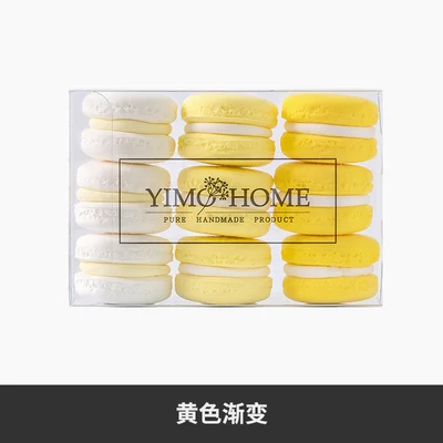 9pcs/set 9 шт./компл. моделирование Макарон модель бутафорский торт крем закуска детей съемки реквизит свадебный десерт украшения окна - Цвет: 9pcs/set