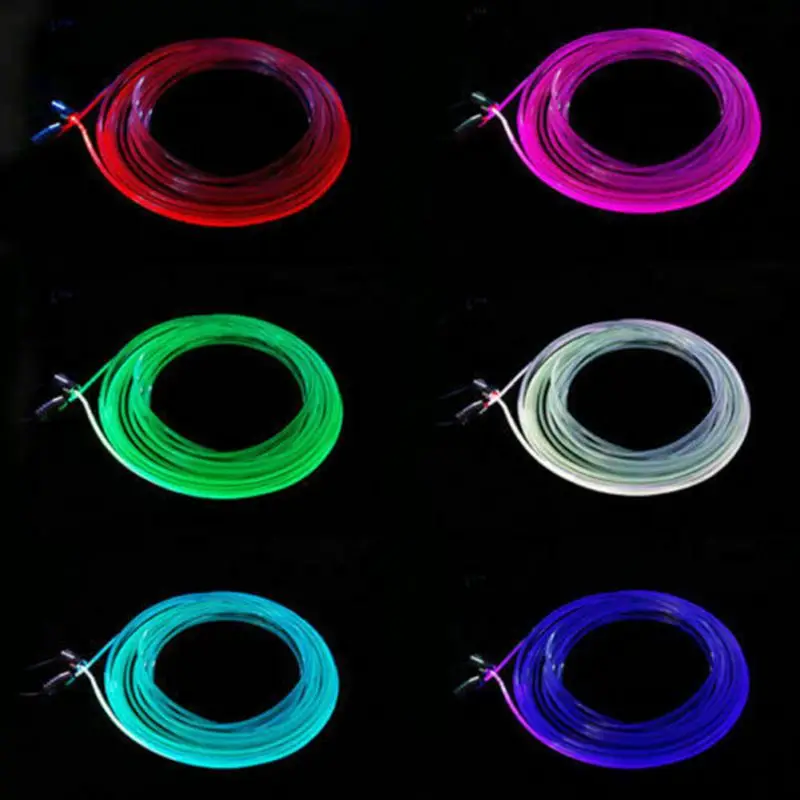 Автомобильные RGB волоконно-оптические атмосферные лампы, автомобильный интерьерный светильник, декоративная приборная панель, пульт дистанционного управления или управление через приложение