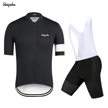 

2020 Ralvpha Bike Wear Short Sleeve Jersey Suit Pro Road Bike Shorts Clothes Summer Bike Triathlon Tights Cycling Shirt