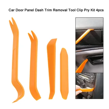 

4pcs Car Radio Panel Door Clip Trim Dash Audio Removal Installer Pry Tool Disassembly Plastic Pry Tool Hand Repair Auto Tool