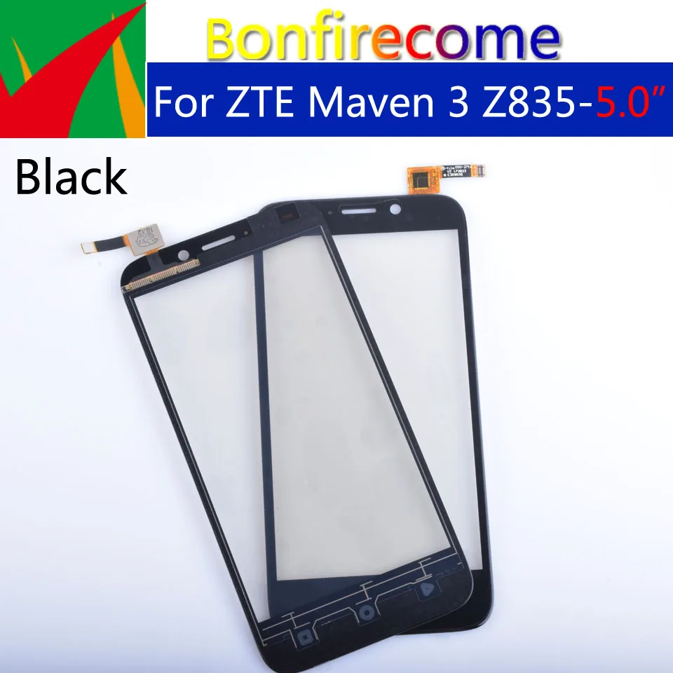 Для zte Maven 3 Z835 сенсорный экран панель дигитайзер сенсор Переднее стекло Внешний сенсорный экран Замена 5,0 дюймов
