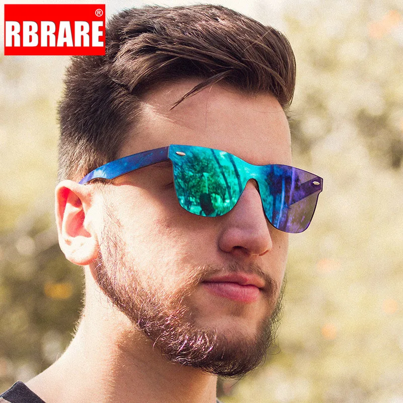 Сиамские солнцезащитные очки RBRARE 2019 мужские женские с рисовыми гвоздиками