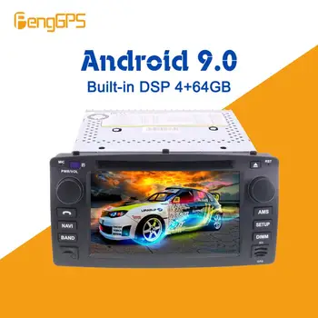 

Android 9.0 PX5 4+64GB car DVD player Built-in DSP Car multimedia Radio For Toyota Corolla EX 2001-2006 GPS Navigation Headunit