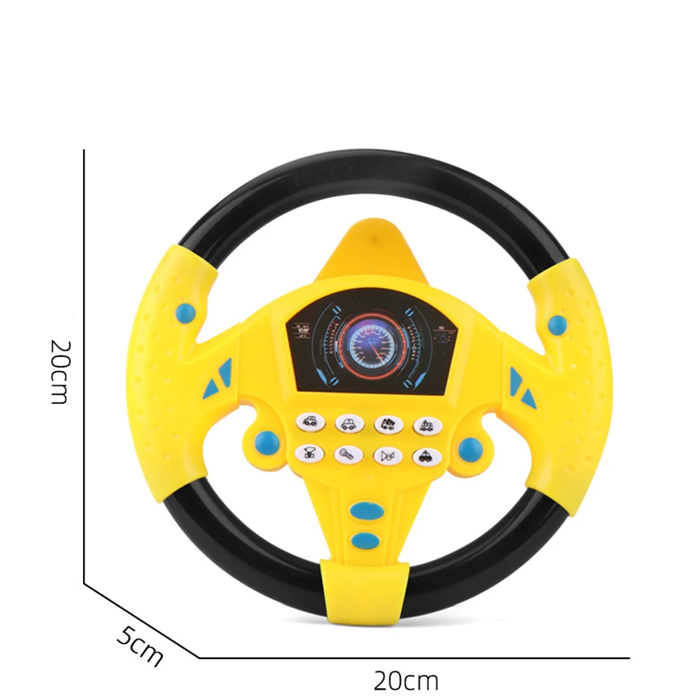 pixar cars diecast Steering Wheel Toys, 1pcs Simulation Copilots Simulated Steering Wheel Toy Educational Toys Children's Life Skills Training Gift racing car toy