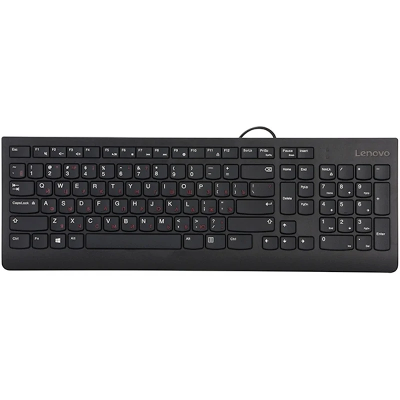 Клавиатура LENOVO 300 USB черный [gx30m39684]|Клавиатуры| |