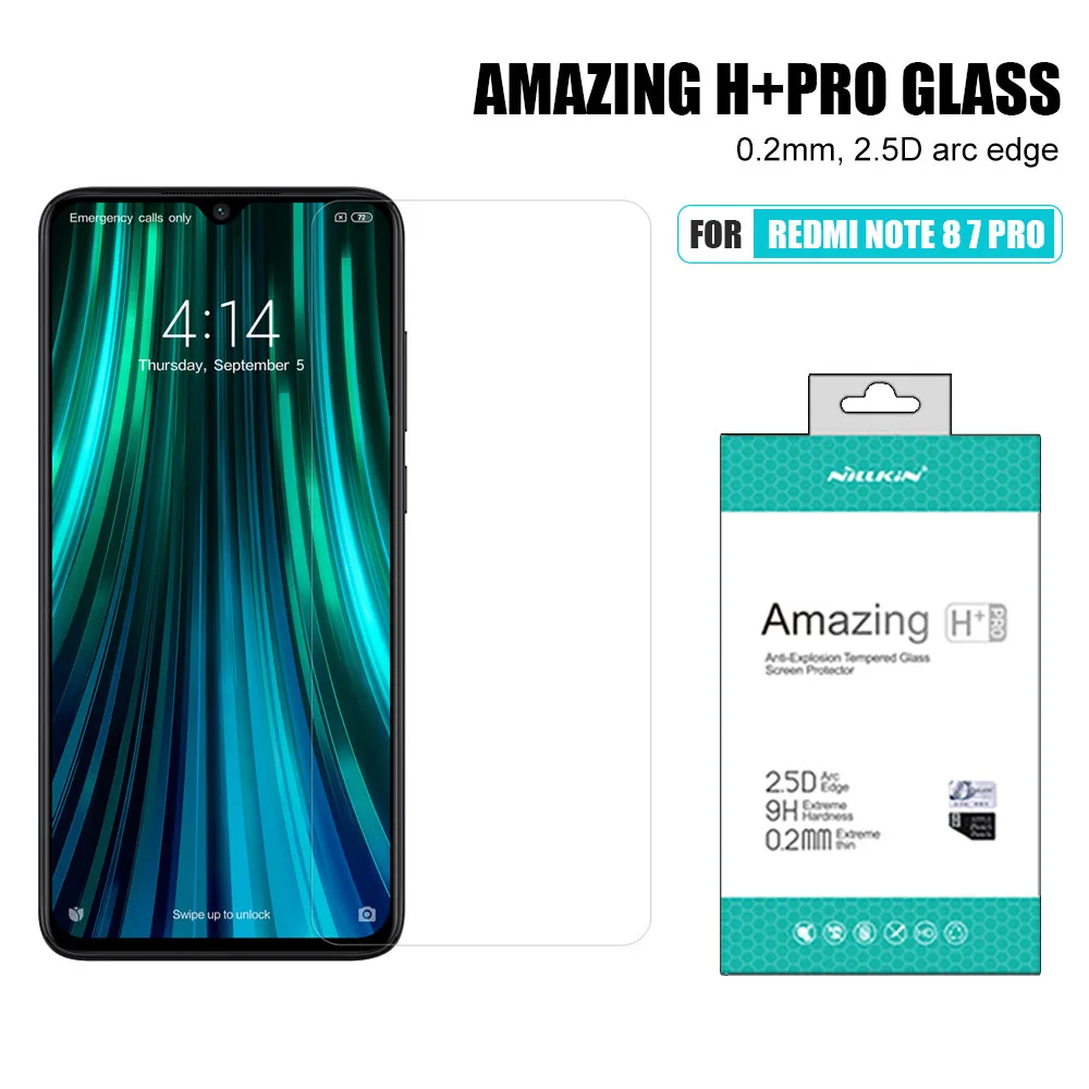 Redmi Note 8 7 Pro стекло Nillkin H/H+ PRO/XD CP+ Полное покрытие закаленное стекло протектор экрана для Xiaomi Redmi Note 8 7 Pro стекло
