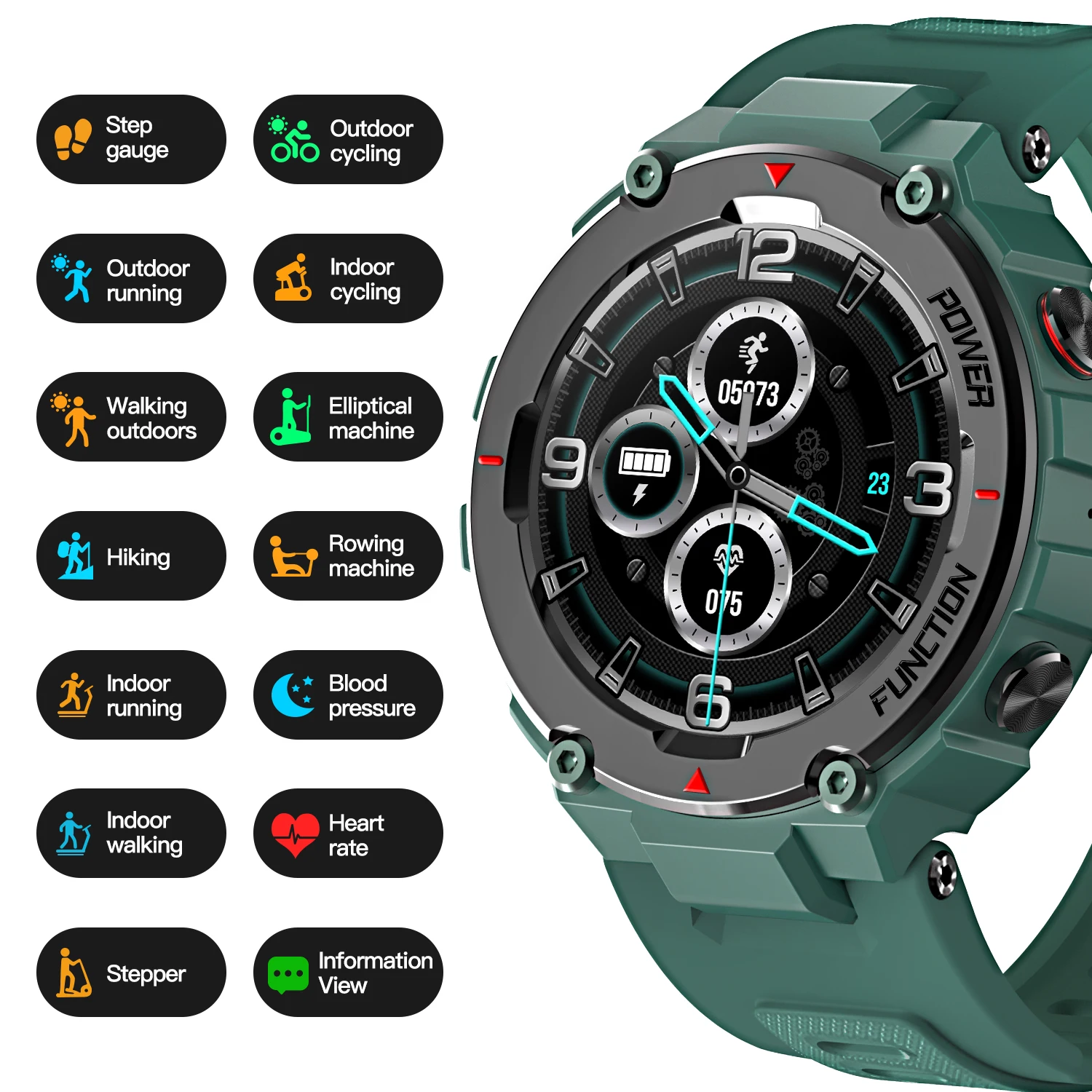 CZJW Full Touch Smart Watch BT Call Men Women Sport Smart clock Pedometer Heart Rate Monitor Android IOS 2021 new