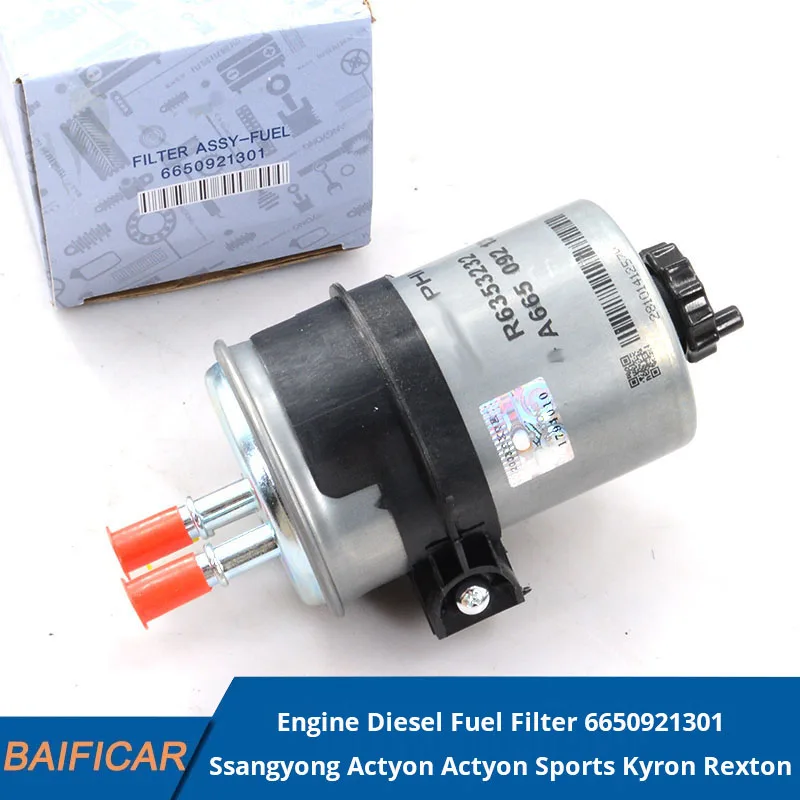 Baificar Brand New Genuine Engine Diesel Fuel Filter 6650921301 For Ssangyong Actyon Actyon Sports 2005 2019 Kyron Rexton Fuel Filters Aliexpress