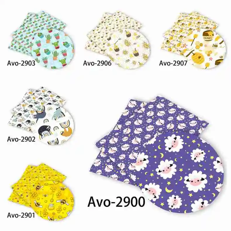 

Diy-Everyday Diy 30*135cm Printed Faux Synthetic Leather Vinyl for Bow,DIY handmade Materials 2907