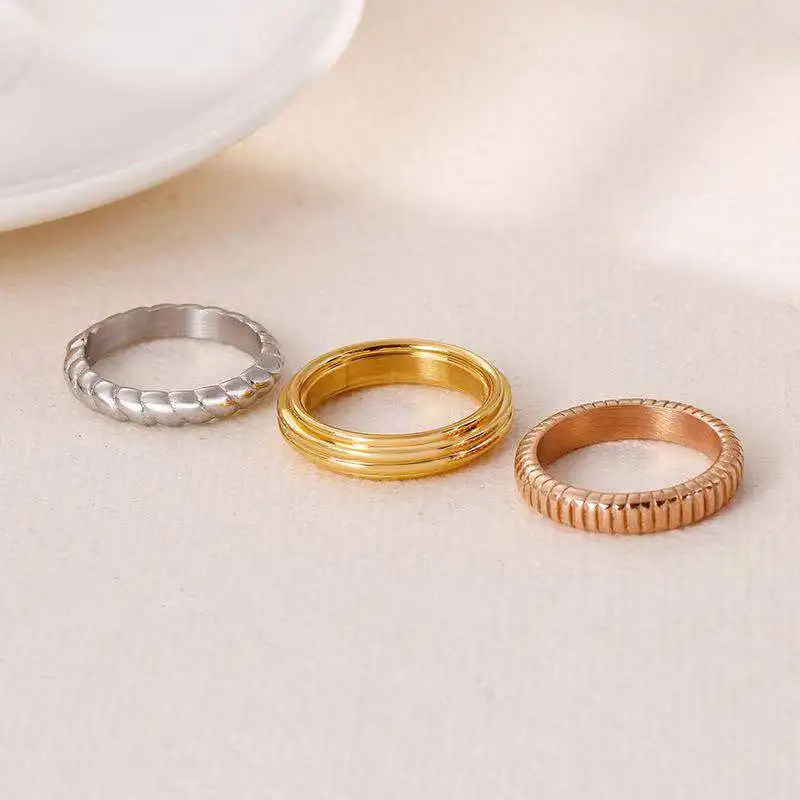 Женское Обручальное кольцо, стальные кольца Bague, известный бренд, ювелирные изделия,, модное женское кольцо из нержавеющей стали
