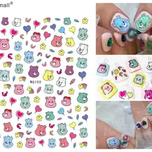 Мультфильм Тип лак для ногтей задний клей деколь декорации ногтей наклейки для ногтей Советы красоты