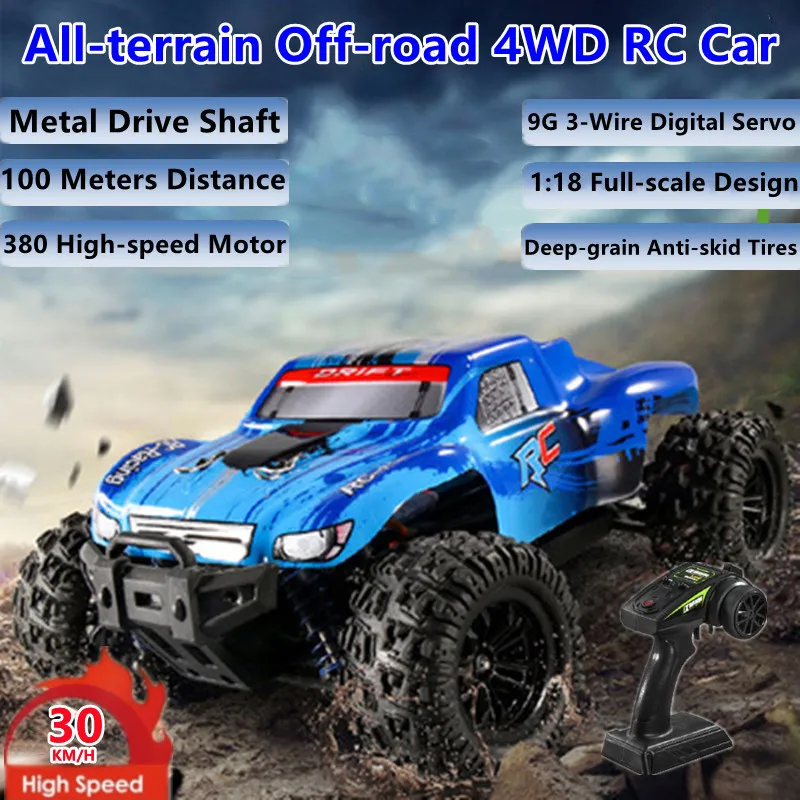 

Полноприводный высокоскоростной гоночный автомобиль Desert Drift 2,4G с дистанционным управлением Багги 30 км/ч 100 м вездеход внедорожник независимый амортизатор RC гоночный автомобиль