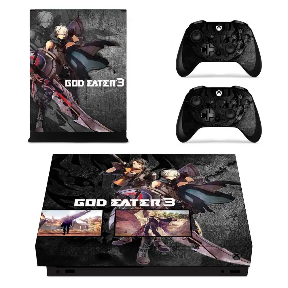 YSX1X1079 Для Xbox One X наклейка s God Eater виниловое покрытие стикеры Adesivo для Xbox one X консоли пульта дистанционного управления скины - Цвет: YSX1X1079