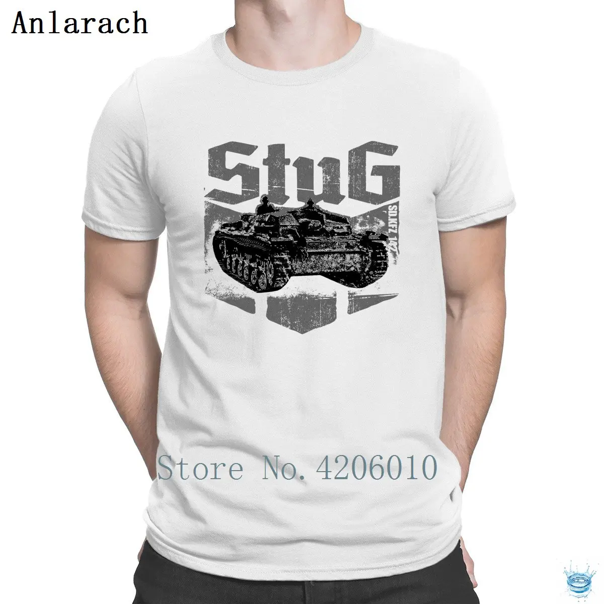 Stug Iii майка винтажная круглый воротник странная футболка для мужчин Печать Мужская дышащая летняя