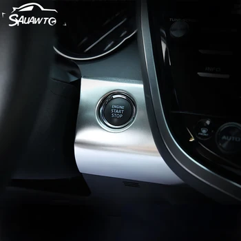 

Stainless Steel Car Key Push Button Start Stop Ignition Cover Interior Moulding For Toyota Camry XV70 2018 2019 2020 Accessories