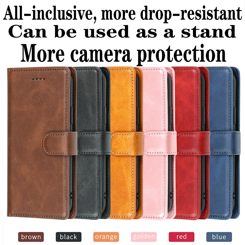 

Suitable for Apple Samsung note10 s10 s20 plus mobile phone case multi-function card holster clamshell holster wallet protection
