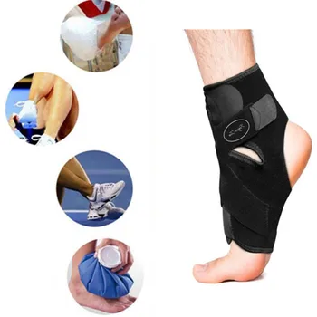 Basketbal Enkel Ondersteuning Brace Strap Orthese Running Sport Voet Bandage Voetbal Ademende Protector 1 Pc Black Drop Shipping