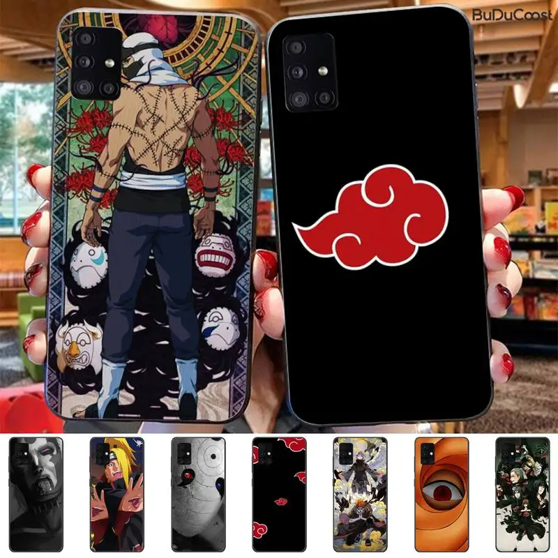 

Naruto Akatsuki Soft Phone Case Capa For Samsung Galaxy A50 A7 A8 A6 Plus A9 2018 A70 A20 A30 A40