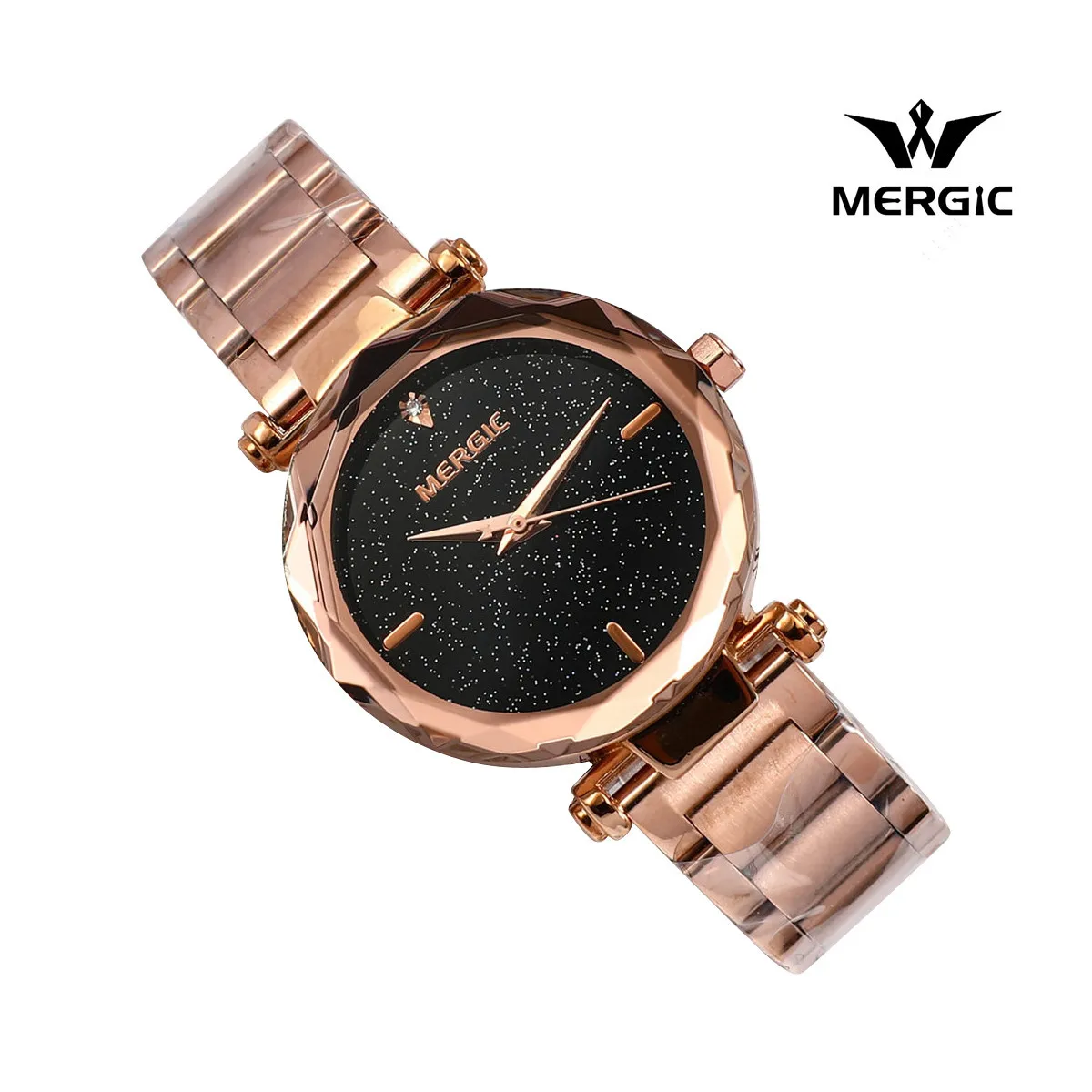 

Women watch red star watch fine steel watch strap imported movement waterproof girls' watches