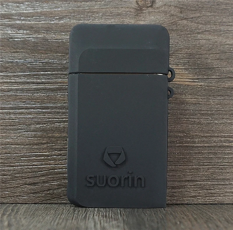 Защитный чехол для Suorin Air Plus Pod, противоскользящий силиконовый чехол, гелевая оболочка, гелевый Чехол, силиконовый корпус - Цвет: black