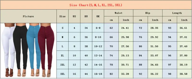 Womens Fashion Solid Leggings Sexy Fitness High Waist Legging Pencil Trousers female trousers White Black Blue Pants