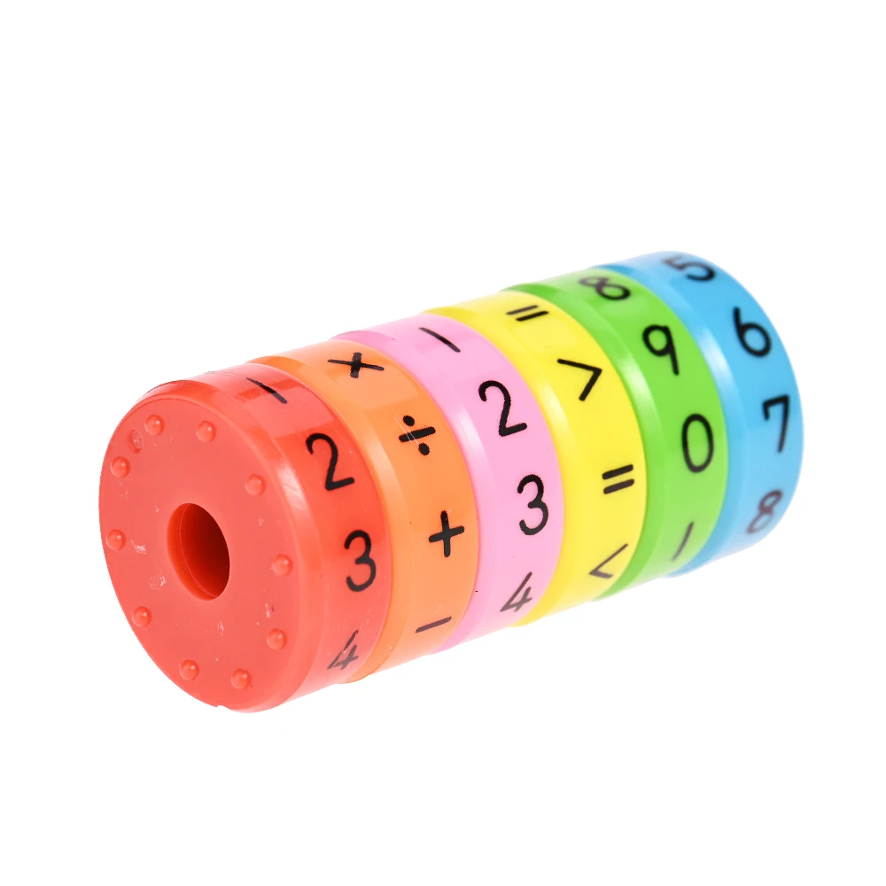 Creative Educational Toys Digital Rotating Building Block Toy for Baby Funny Child Intelligence Development Toy for Kids