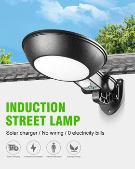 

Adjustable Solar Light Outdoor Waterproof Wall Light Human Body Induction Multi-Mode Solar Lamp All-Season Working Street Light